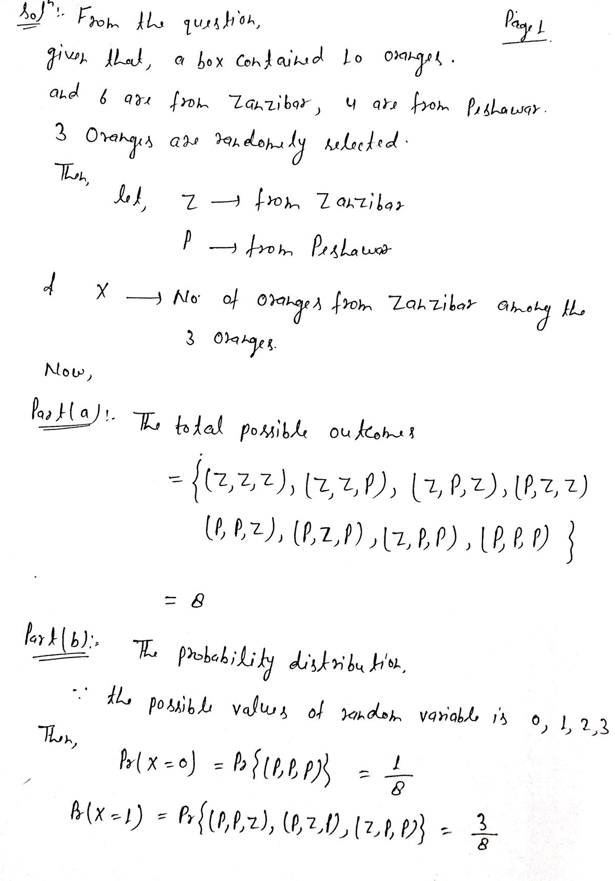 Probability homework question answer, step 1, image 1